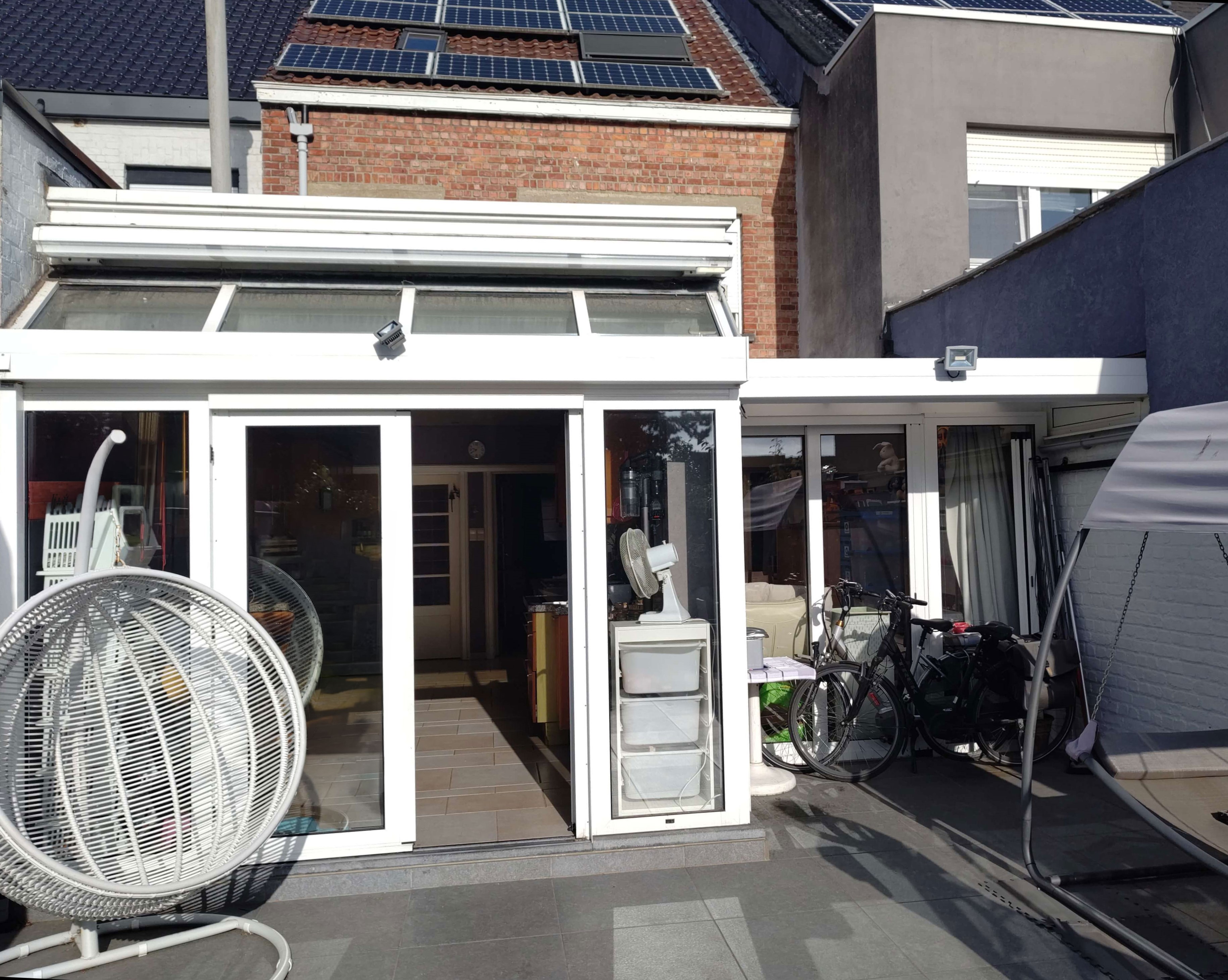 before foto Verbouwing rijwoning bijbouw aan achterkant huis